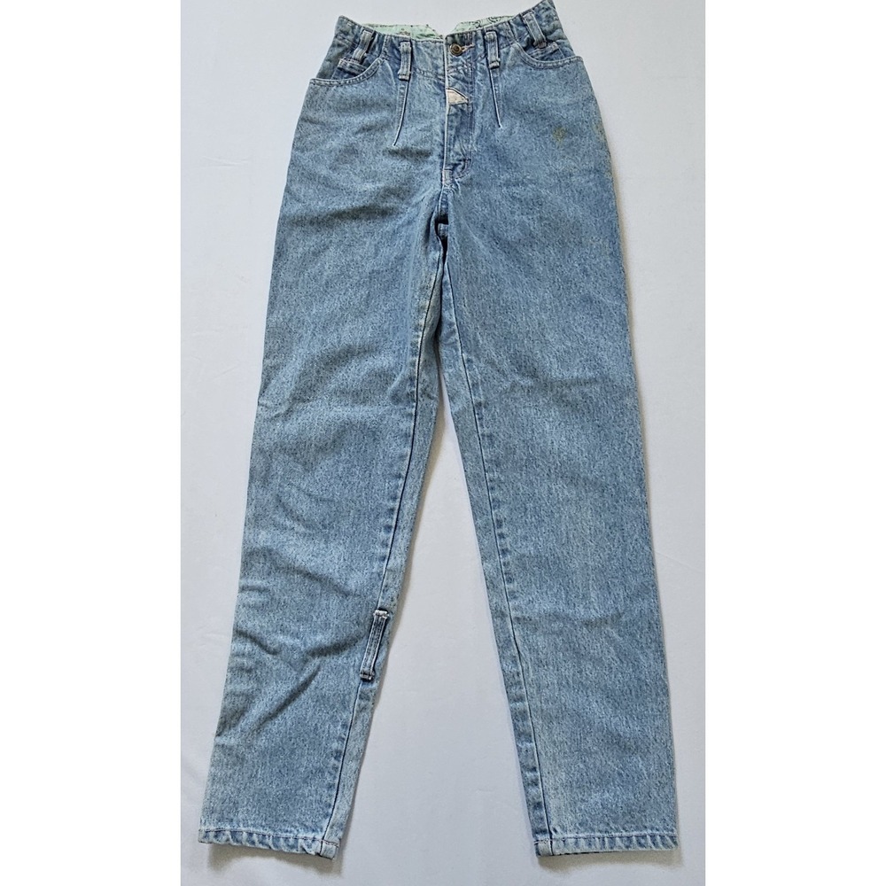 Vintage Taboo Jeans Women's‎ Size 7/8 Stonewash High Waist Tapered Glam  Denim